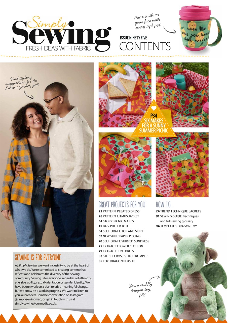 Simply Sewing Preview Pages