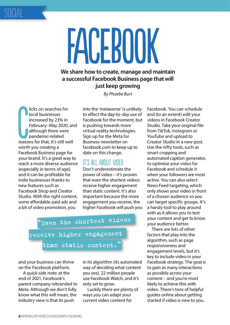 Simply Sewing Preview Pages