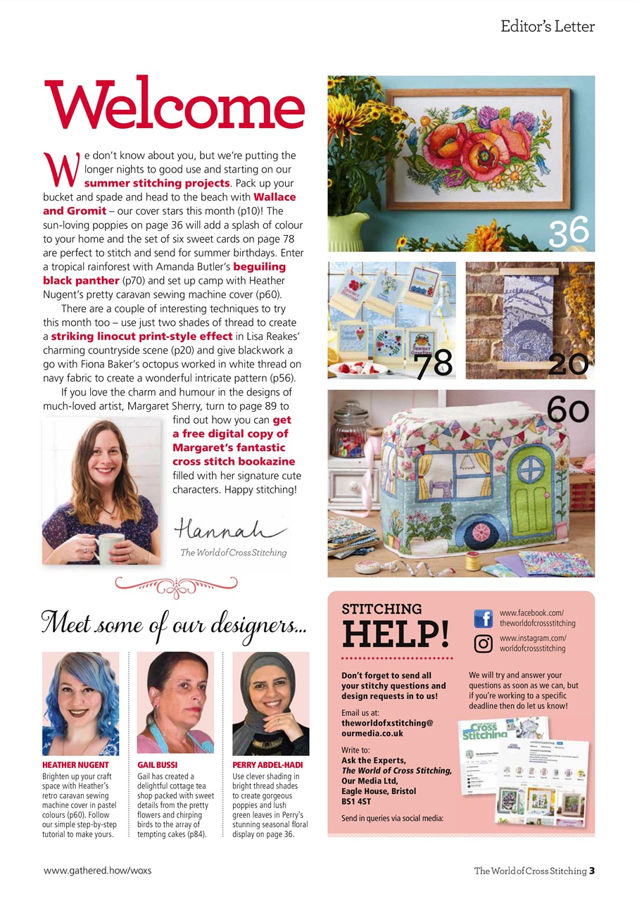 The World of Cross Stitching Preview Pages