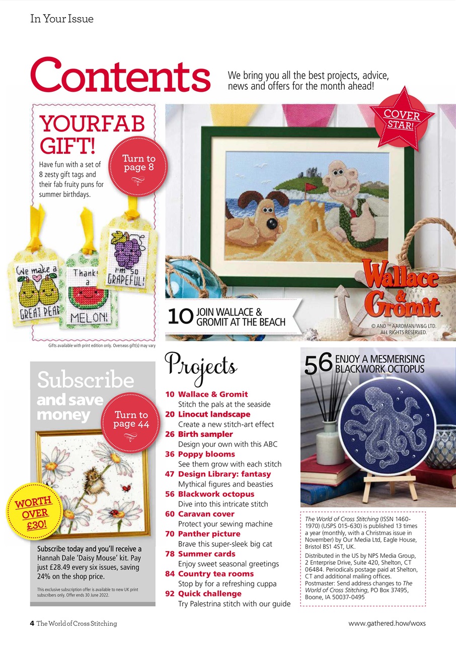 The World of Cross Stitching Preview Pages