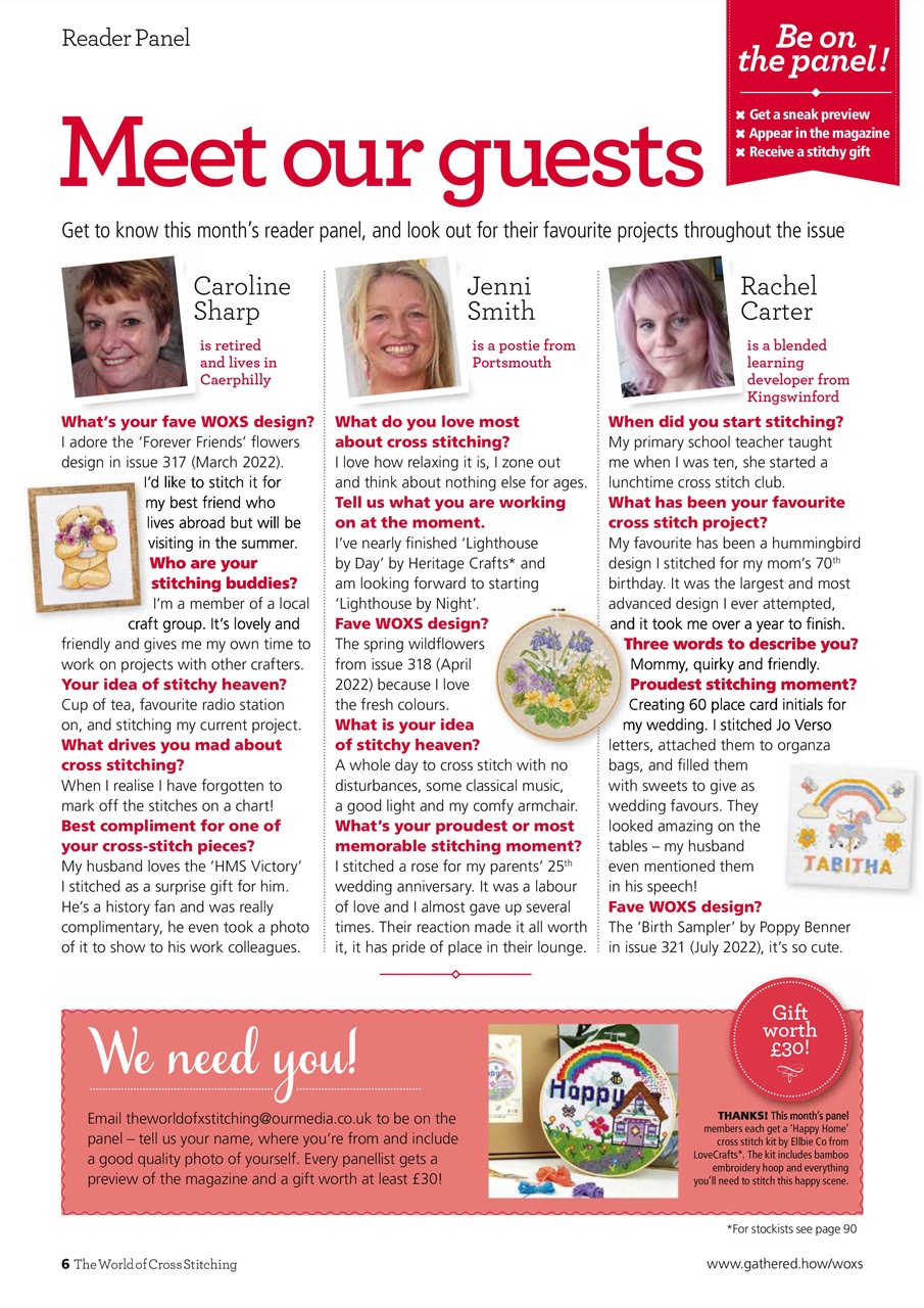 The World of Cross Stitching Preview Pages