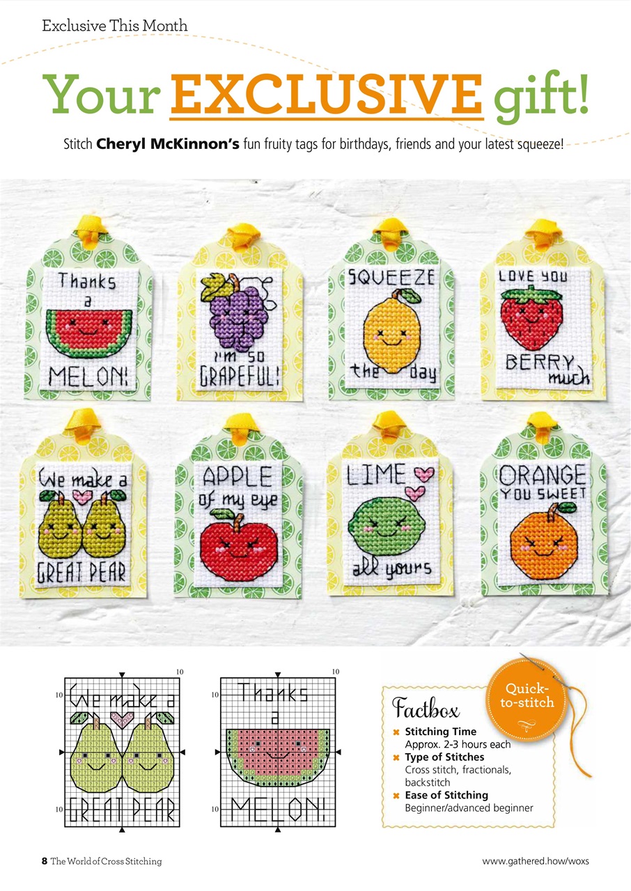 The World of Cross Stitching Preview Pages