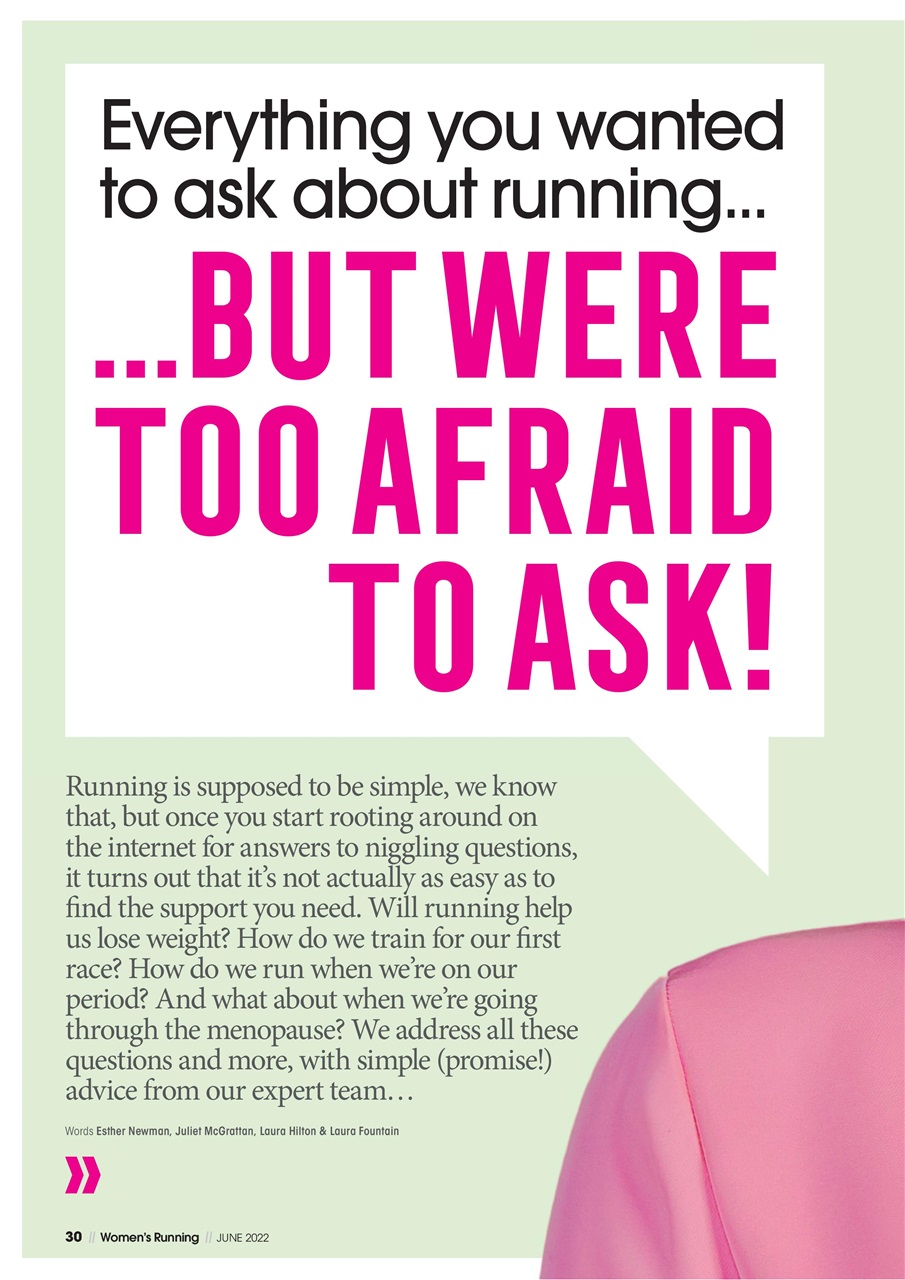 Women’s Running Preview Pages