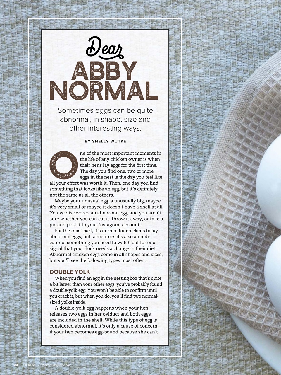 Chickens Magazine Preview Pages