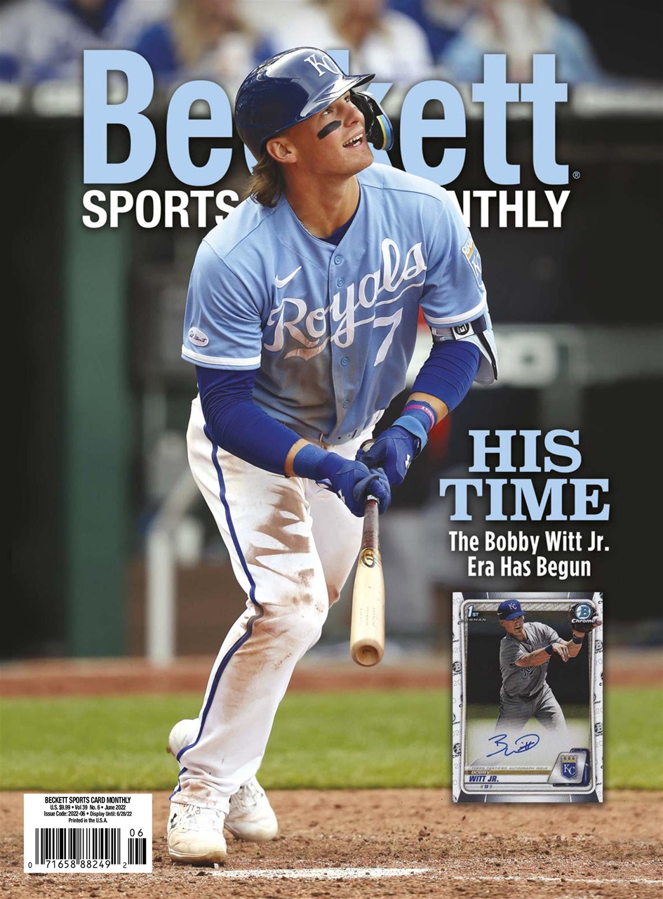 Sports Card Monthly Magazine Preview Pages
