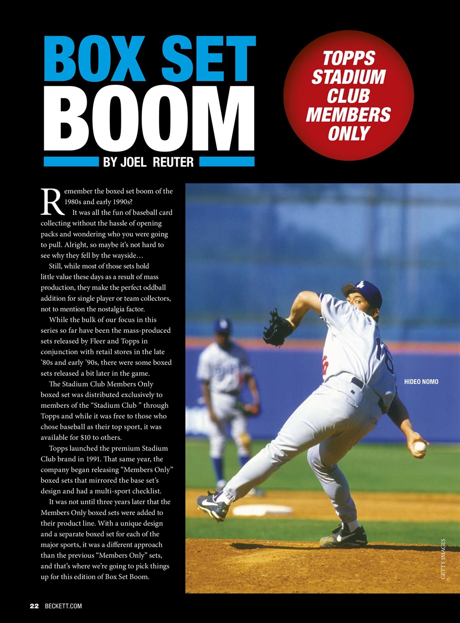 Sports Card Monthly Magazine Preview Pages