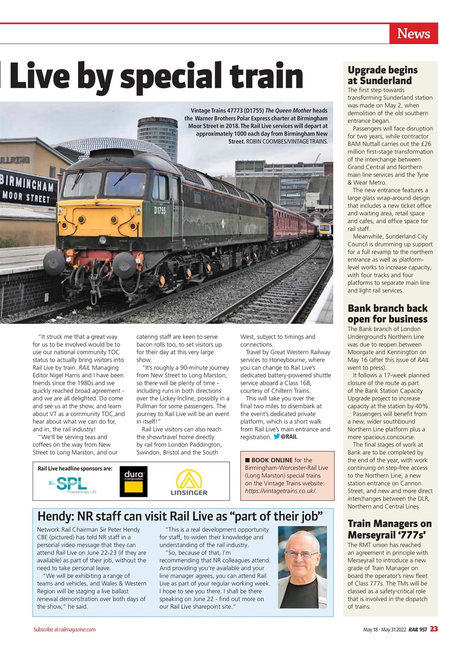 Rail Preview Pages