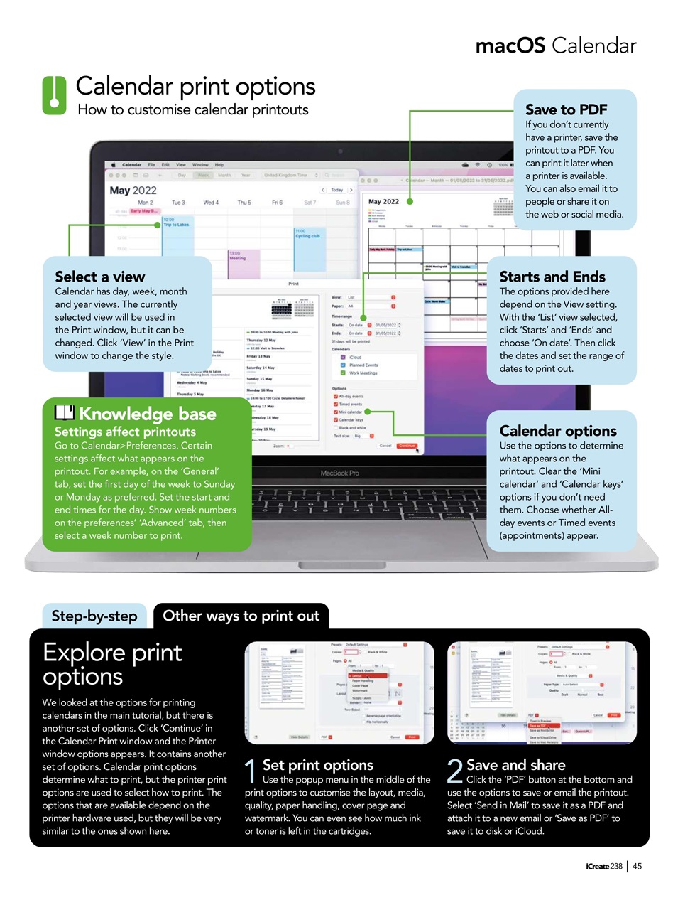 iCreate Preview Pages