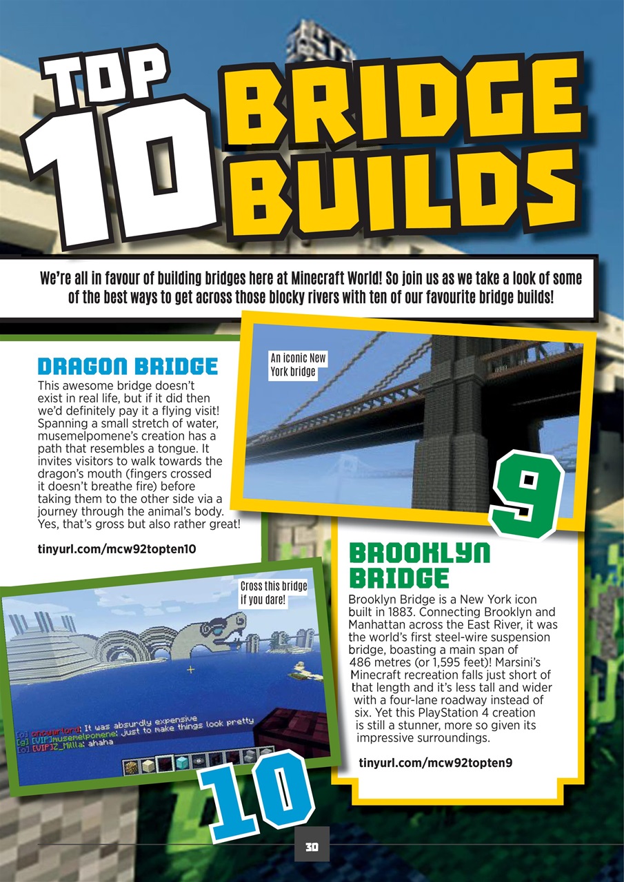 Minecraft World Preview Pages