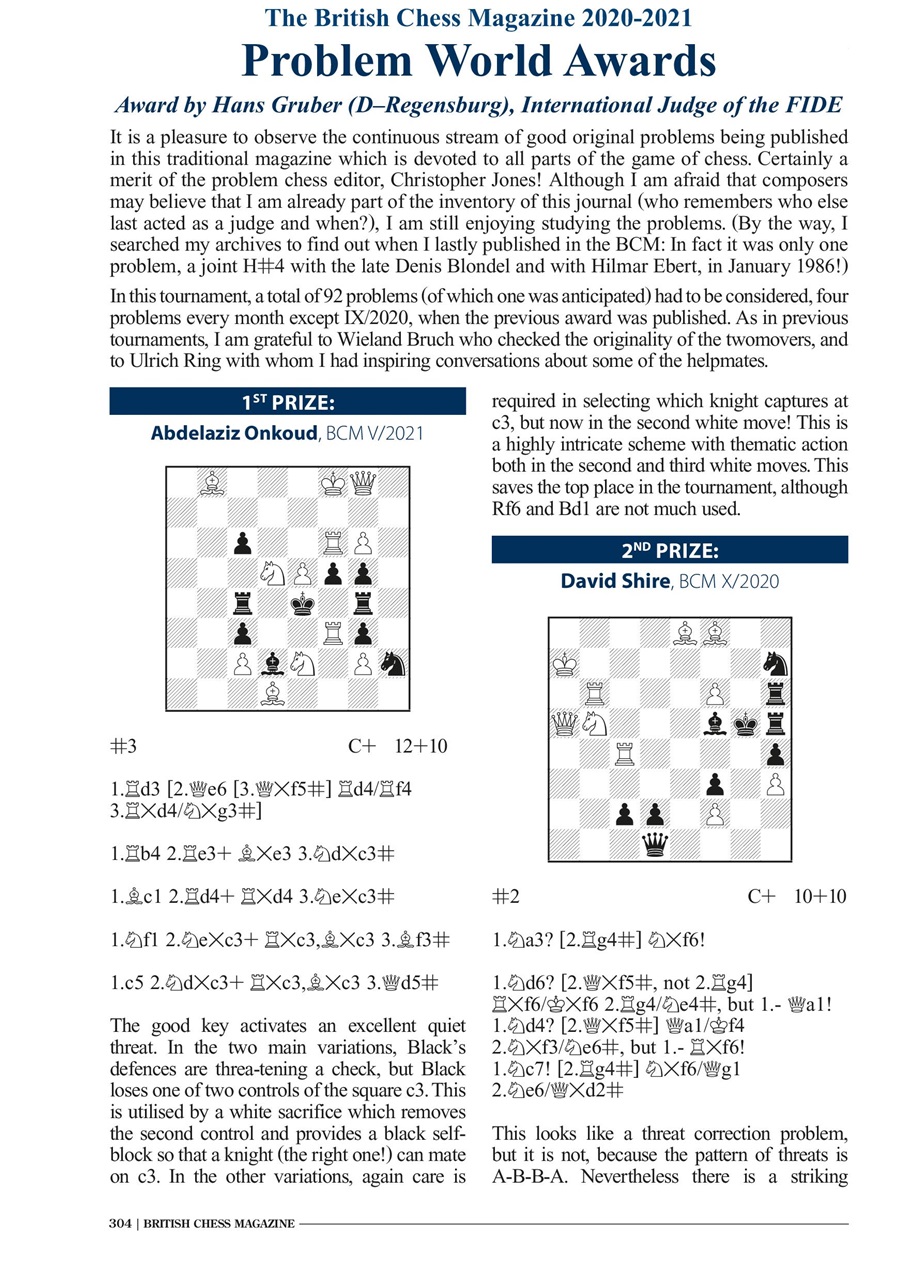 British Chess Magazine Preview Pages