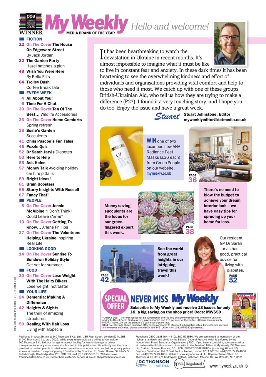 My Weekly Preview Pages