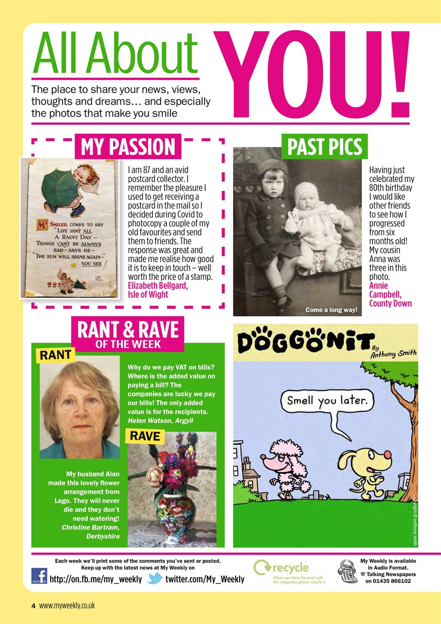 My Weekly Preview Pages