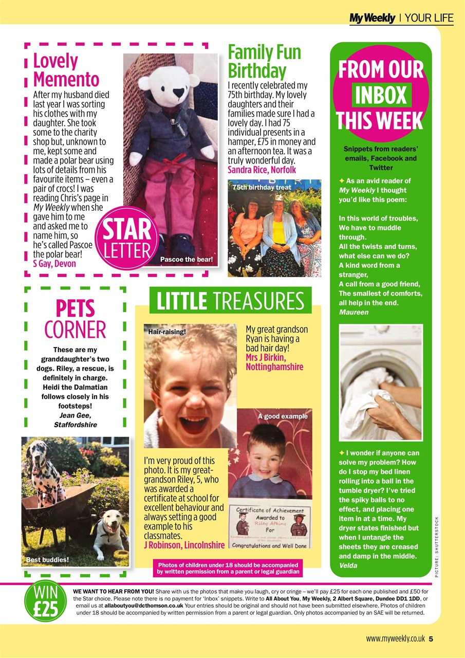 My Weekly Preview Pages