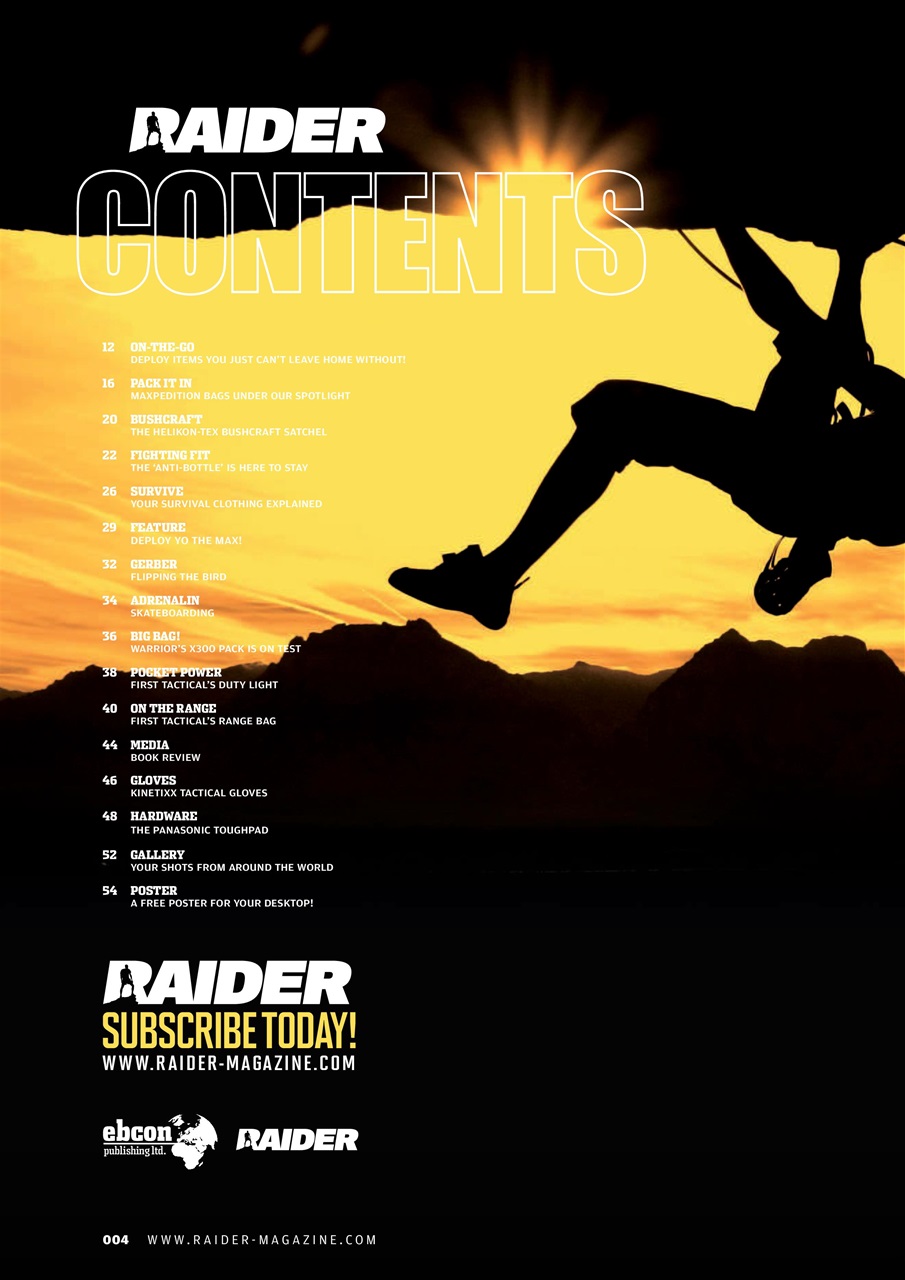 Raider Preview Pages