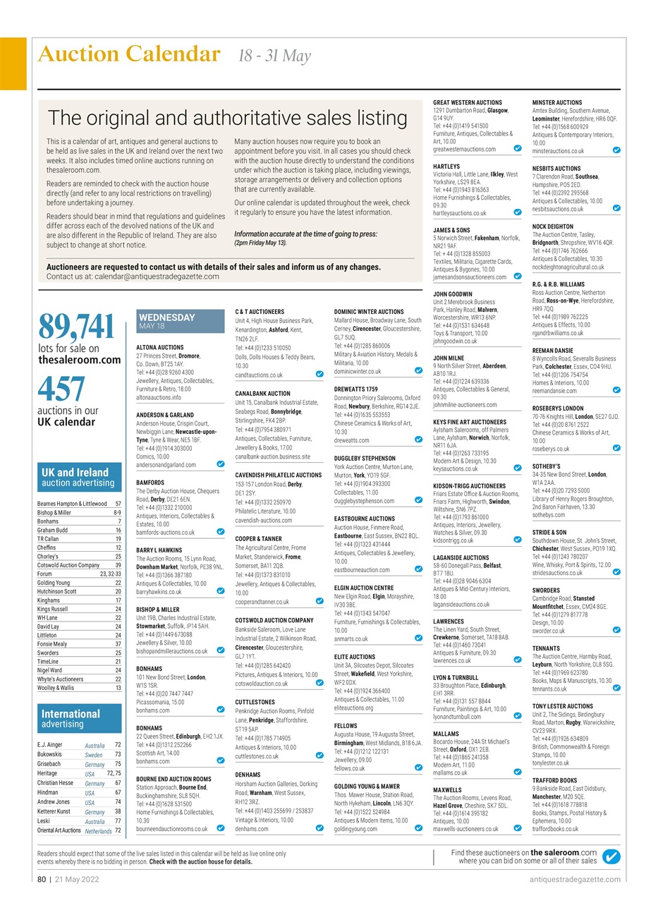 Antiques Trade Gazette Preview Pages