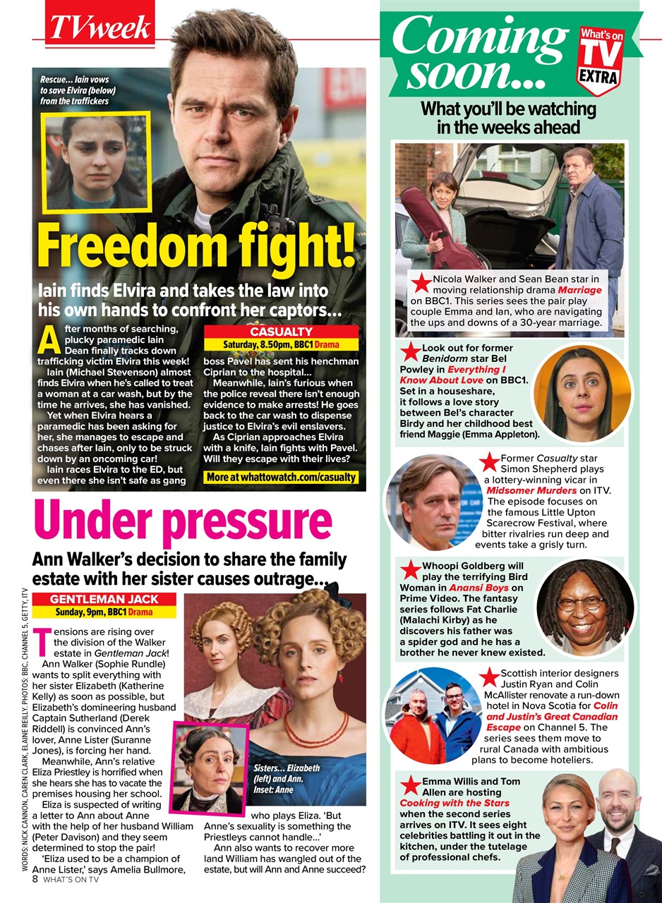 What's on TV Preview Pages