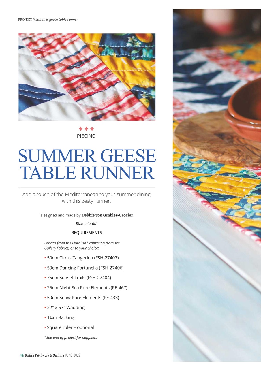 Patchwork and Quilting Preview Pages