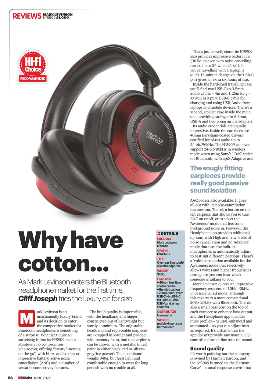 Hi-Fi Choice Preview Pages