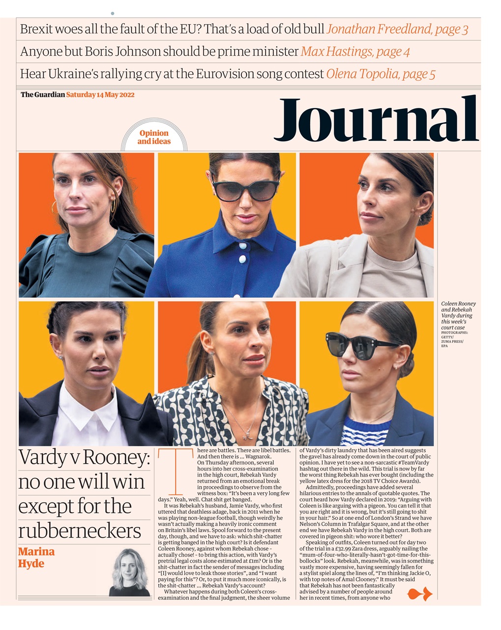 The Guardian Newspaper Preview Pages