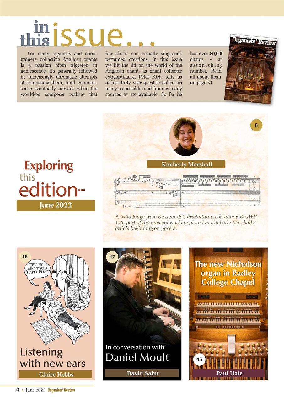 Organists' Review Preview Pages