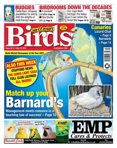 Cage & Aviary Birds issue 