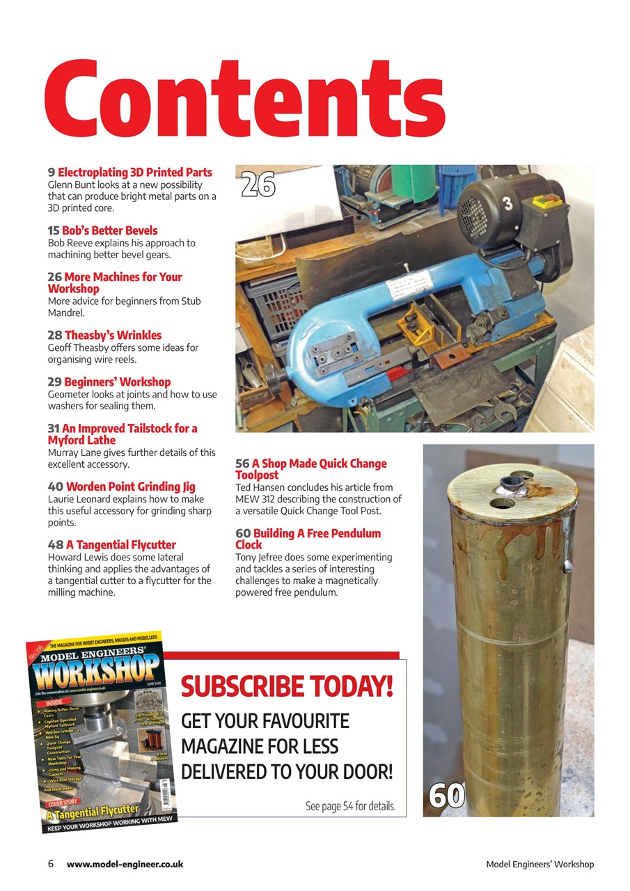Model Engineer & Workshop Magazine Preview Pages