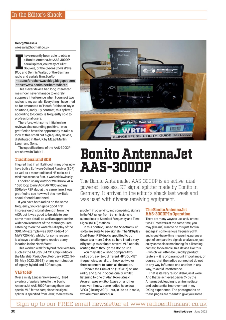 Radio User Preview Pages