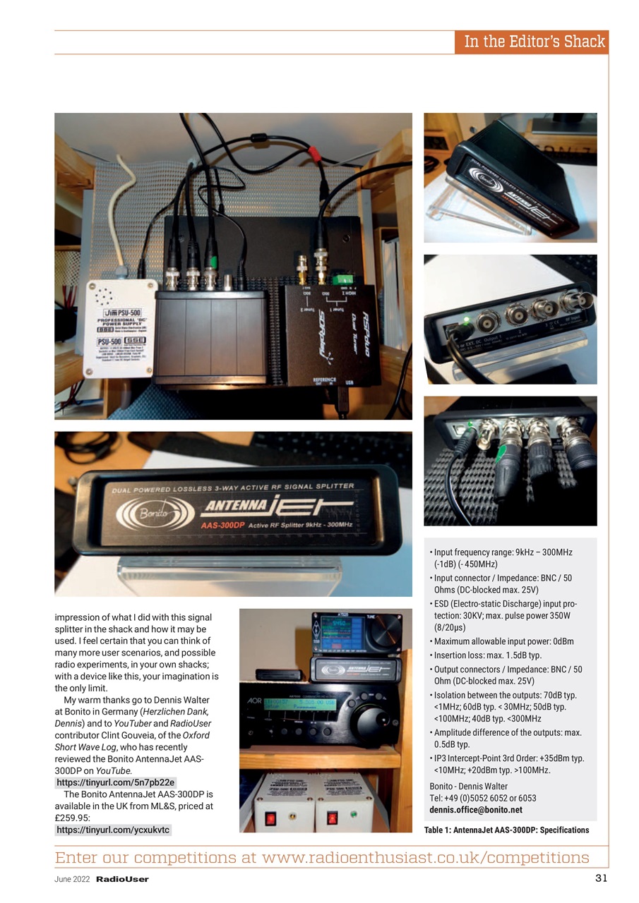 Radio User Preview Pages