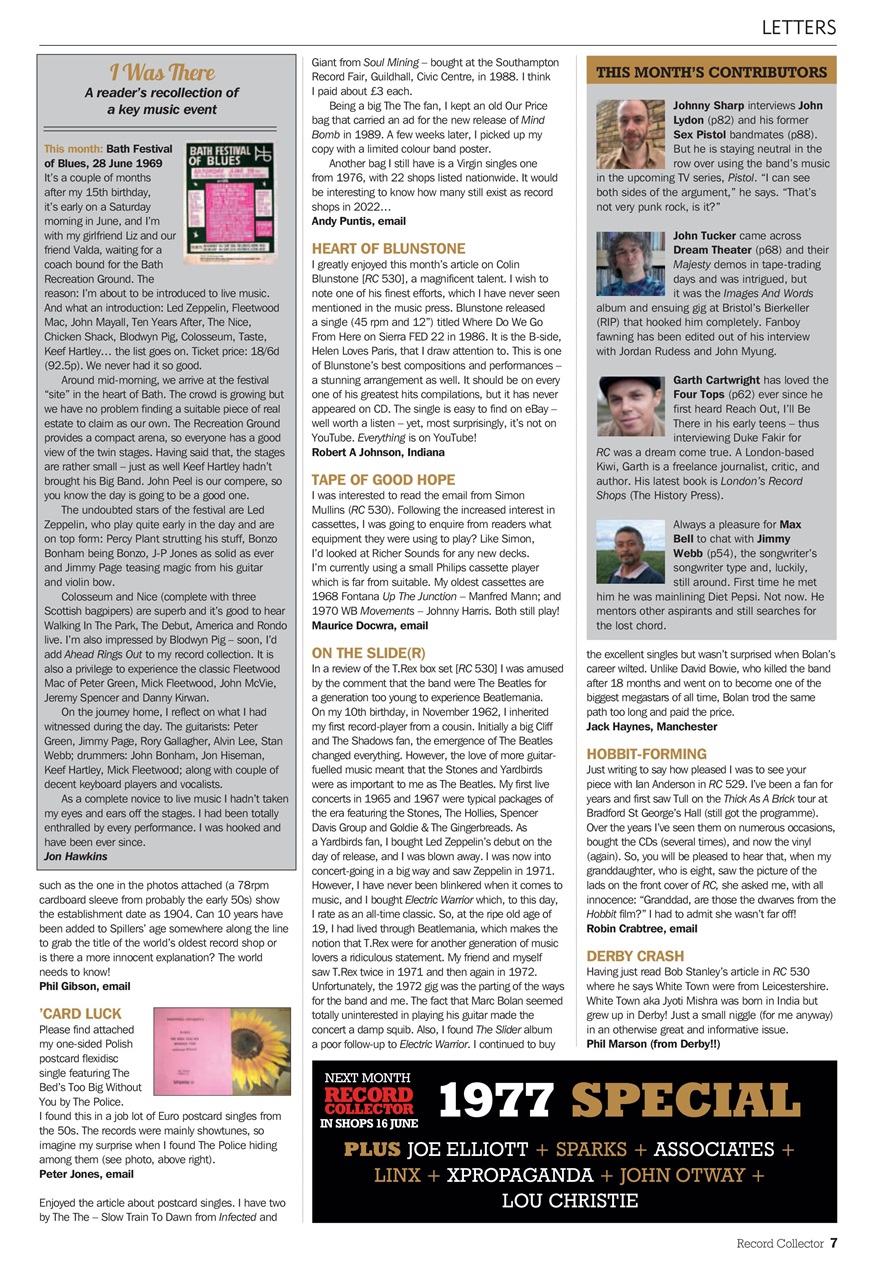 Record Collector Preview Pages