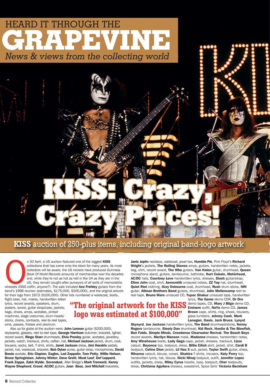 Record Collector Preview Pages