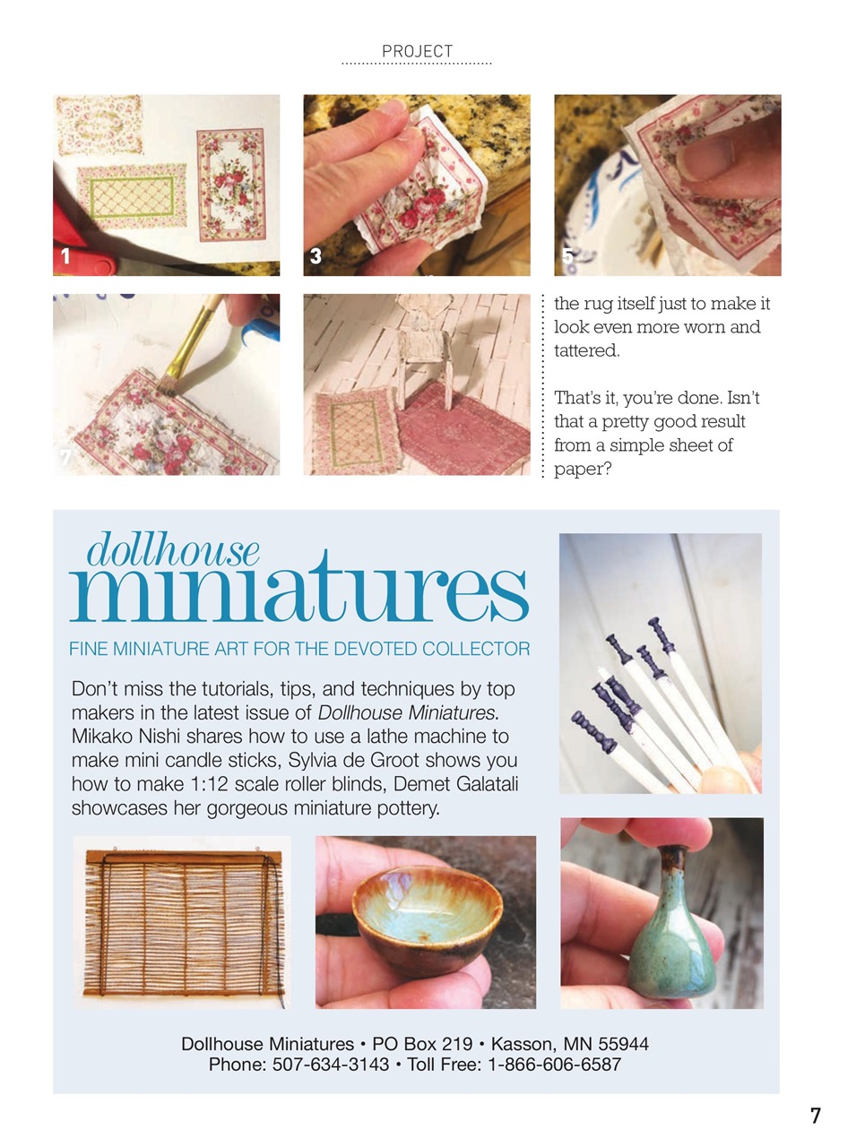 American Miniaturist Preview Pages