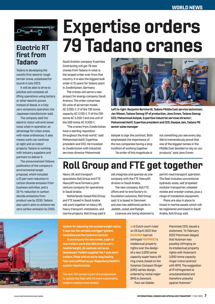 Int. Cranes and Specialized Transp Preview Pages