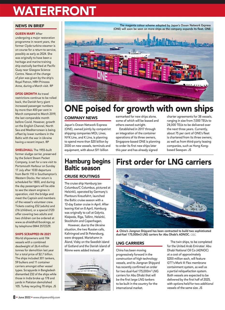 Ships Monthly Preview Pages