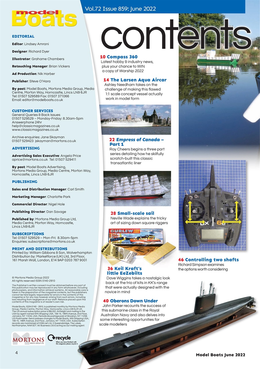 Model Boats Preview Pages