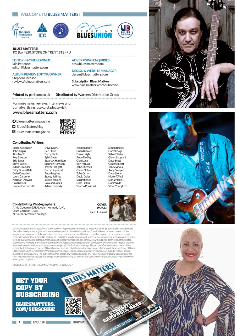 Blues Matters! Preview Pages