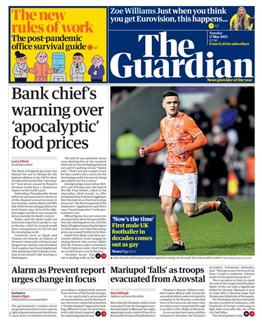 The Guardian Newspaper issue Tuesday, May 17, 2022