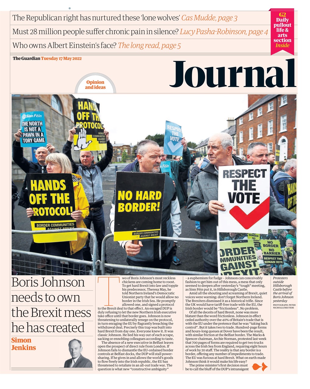 The Guardian Newspaper Preview Pages