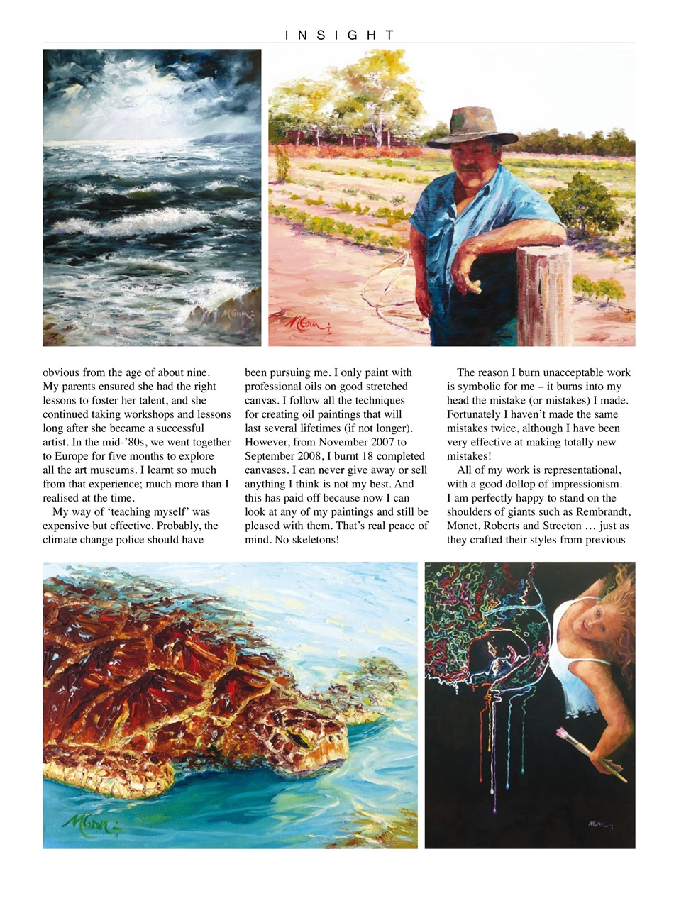 Artist's Palette Preview Pages