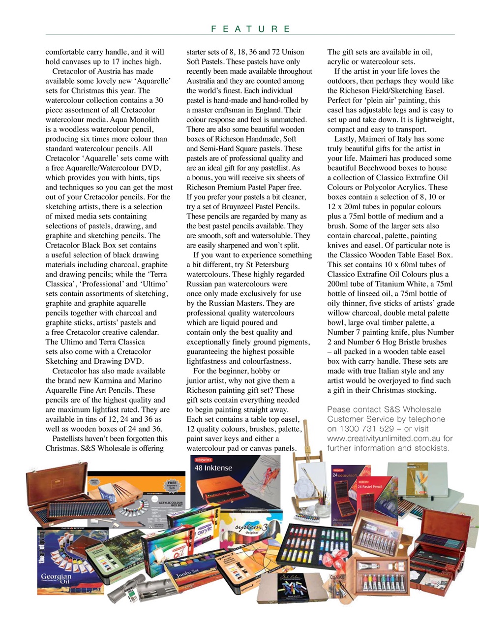 Artist's Palette Preview Pages