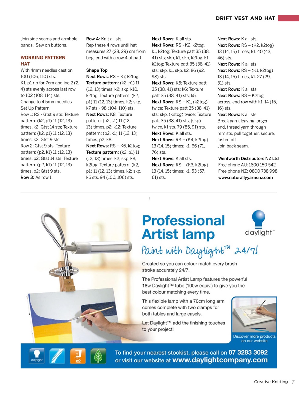 Creative Knitting Preview Pages