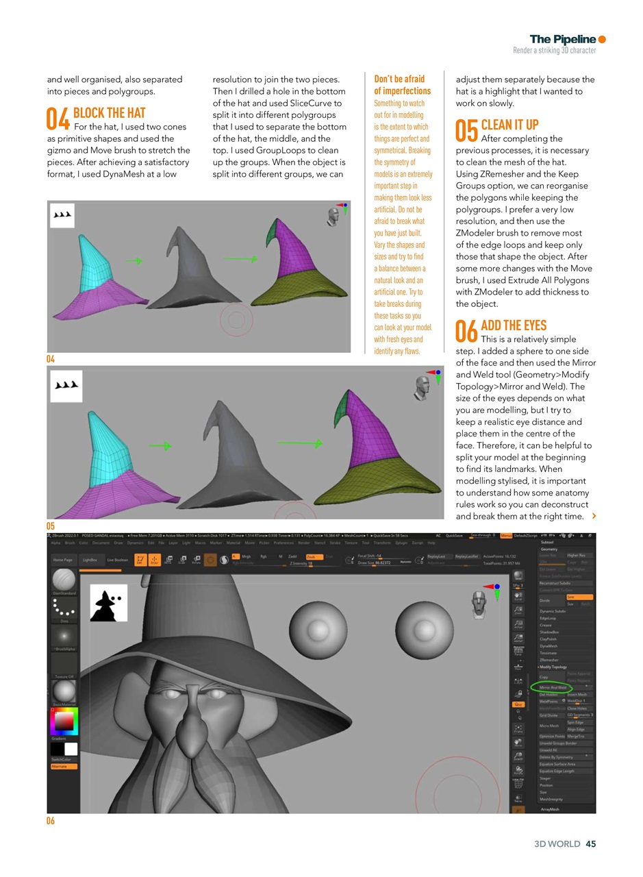 3D World Preview Pages