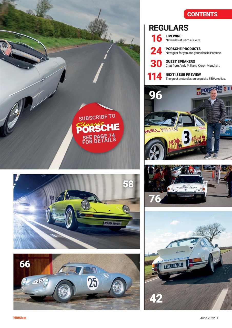 Classic Porsche Preview Pages