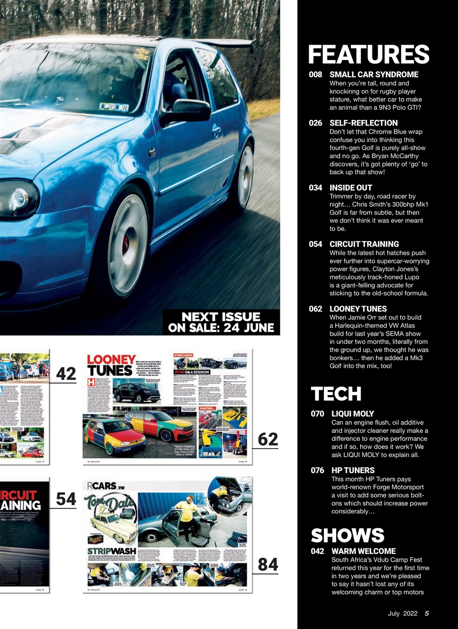 Performance VW Preview Pages