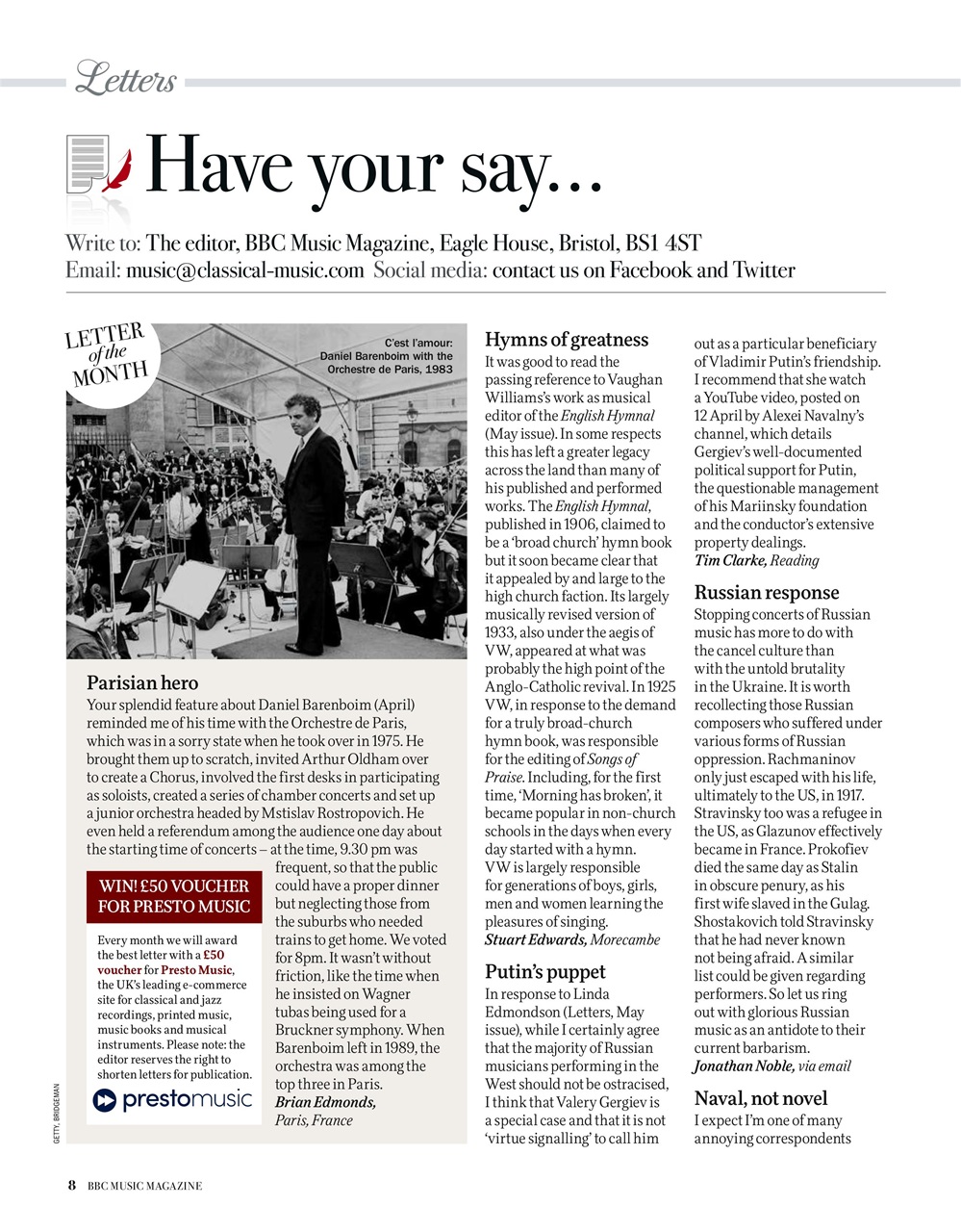 BBC Music Magazine Preview Pages