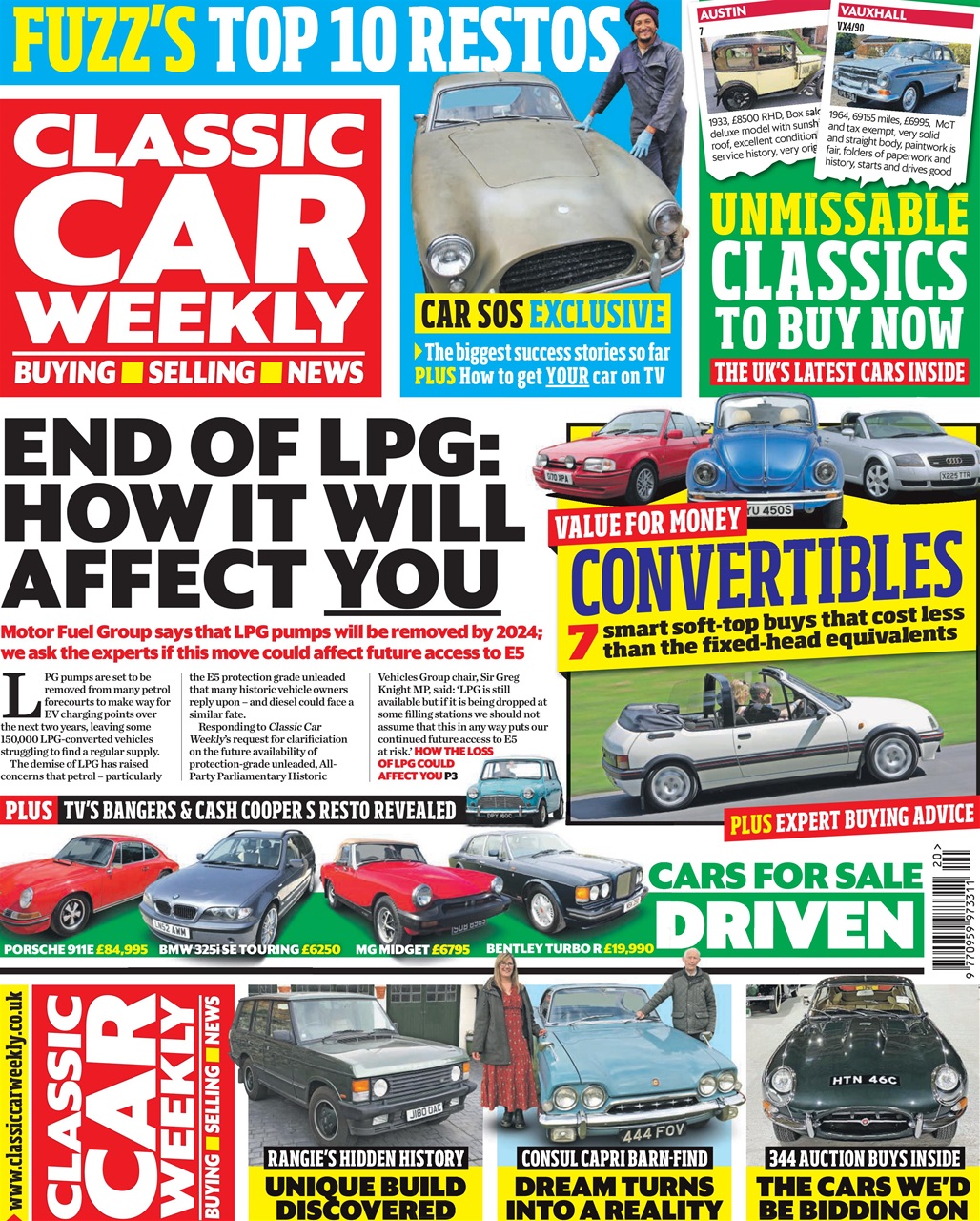 Classic Car Weekly Preview Pages