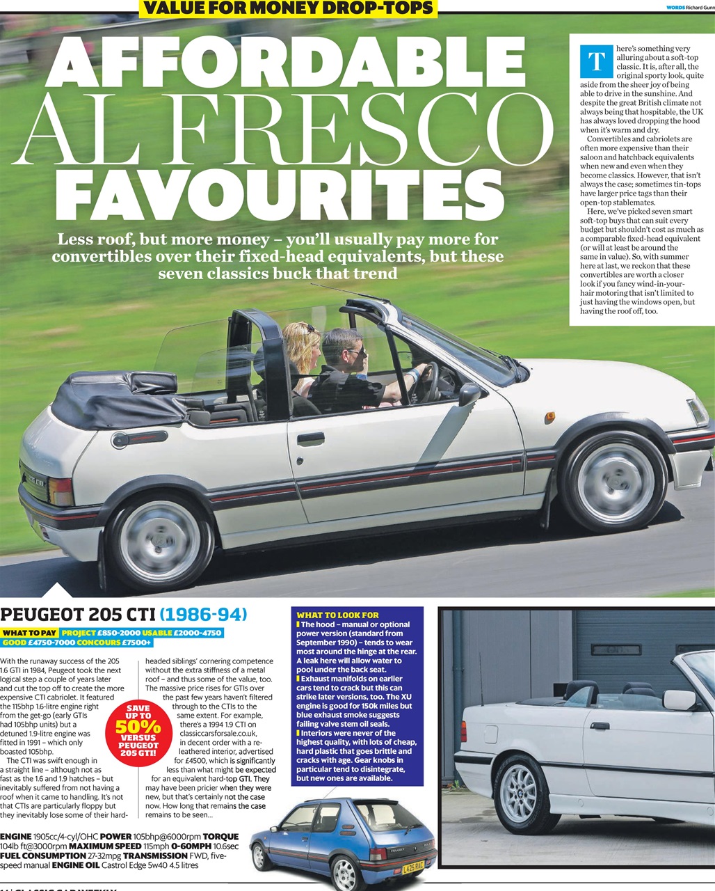 Classic Car Weekly Preview Pages