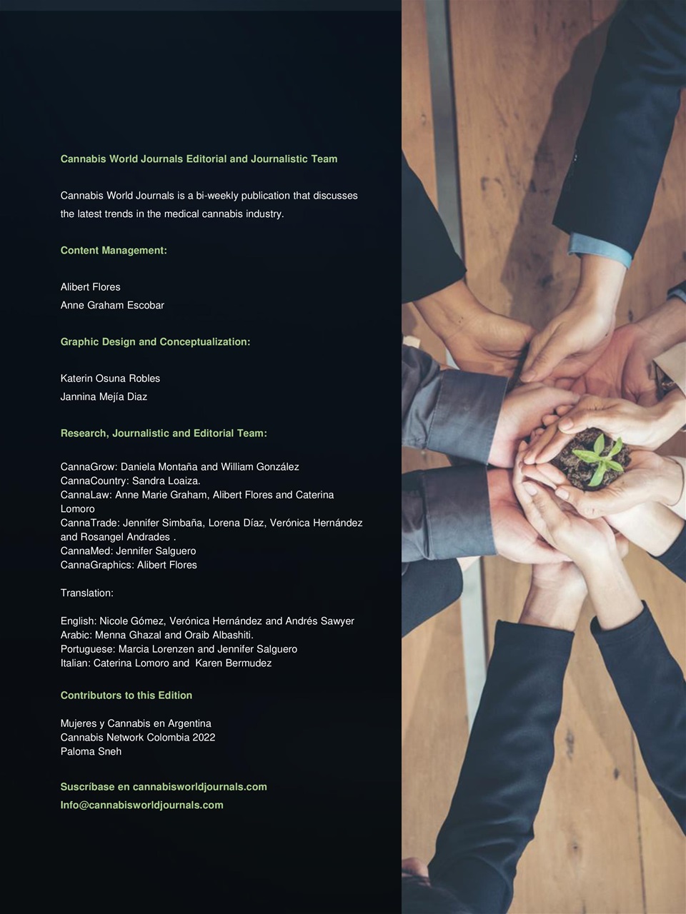 Cannabis World Journals Preview Pages