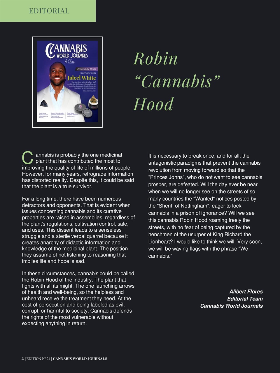 Cannabis World Journals Preview Pages