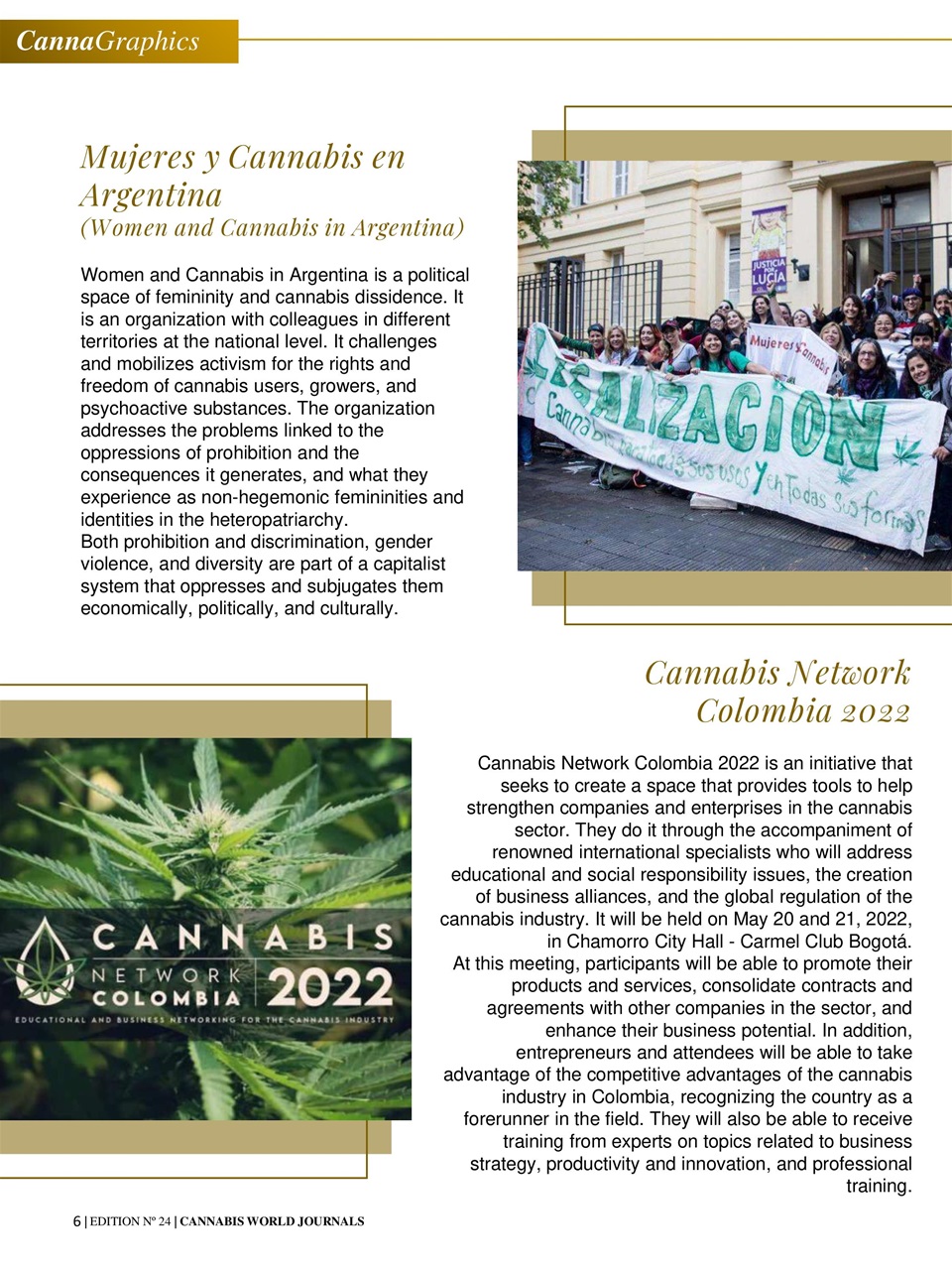 Cannabis World Journals Preview Pages