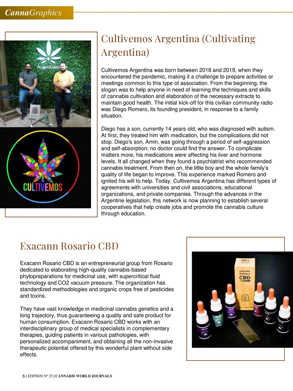 Cannabis World Journals Preview Pages